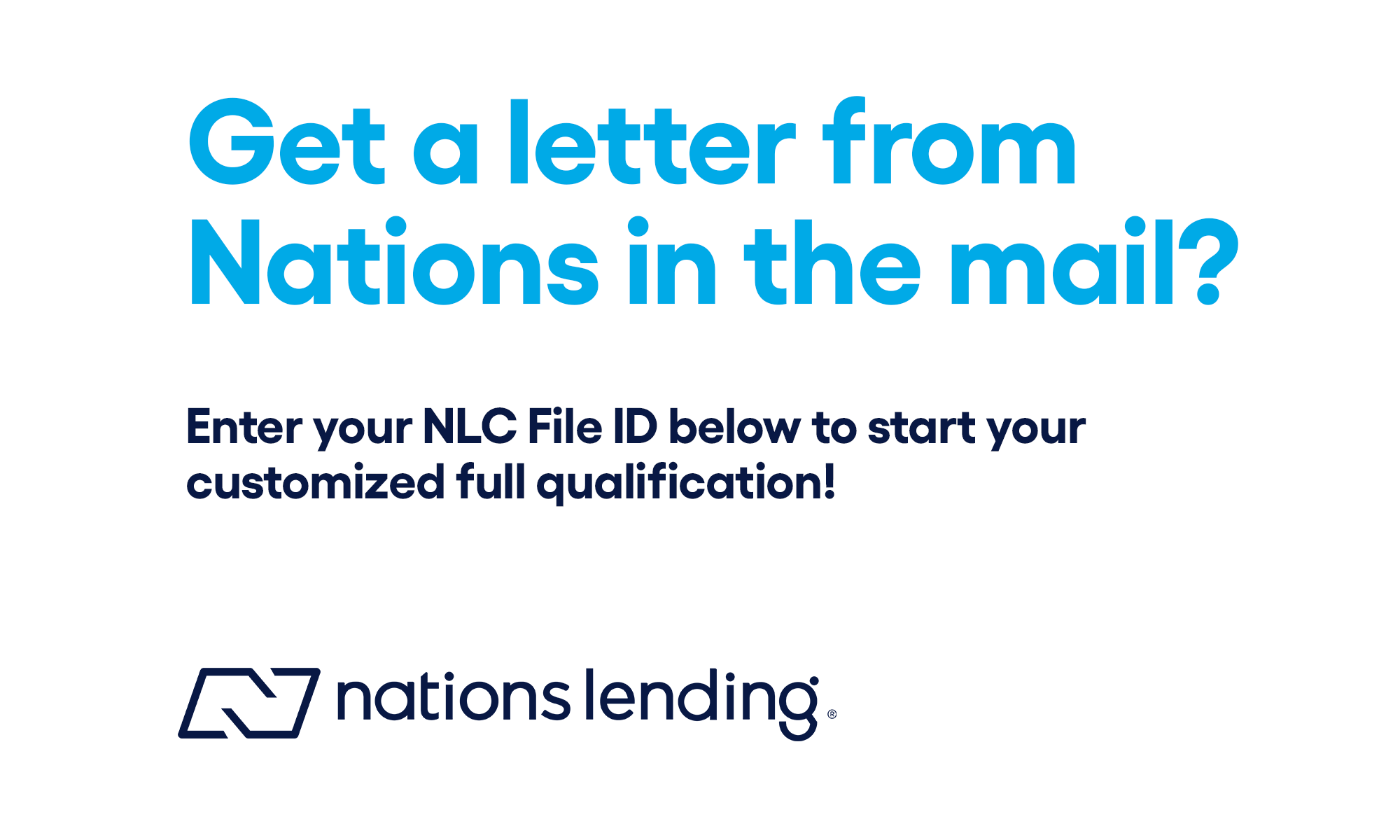 Get Pre qualified!